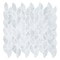 Andova Tiles SAMPLE Channing Elongated Hex  1 x 25 Marble Honeycomb Mosaic Wall  Floor Tile SAM-ANDCHA136 - alternate 5